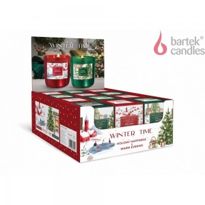 Świeca świąteczna Holiday Happiness - WINTER TIME - Bartek Candles foto3