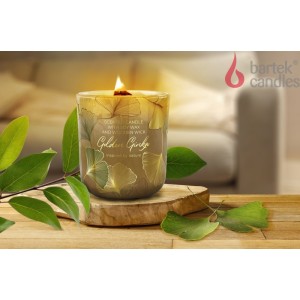 Świeca zapachowa GREENERY SHADES Golden Ginko - Bartek Candles foto3