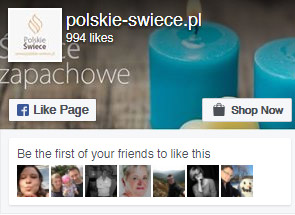 Polskie świece na Facebook'u
